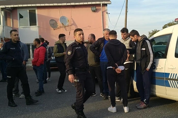 Olaylı maç berabere bitti